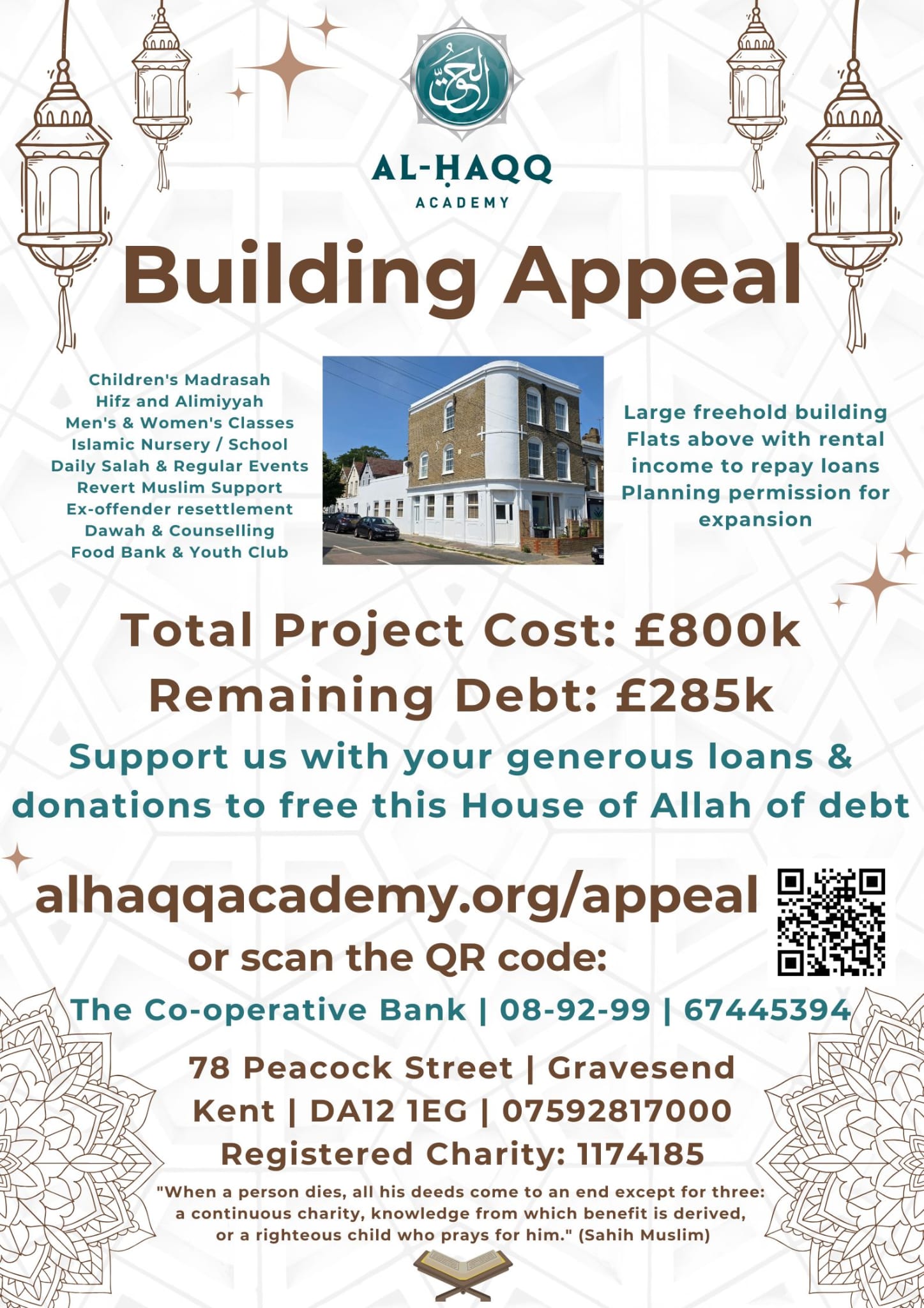 Al-Haqq Academy Building Appeal